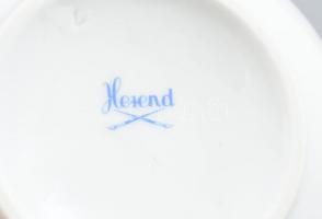 Herendi ETON mintás erőleveses csésze, 6db. Kézzel festett, jelzett, hibátlan. d: 15 cm, m: 6 cm