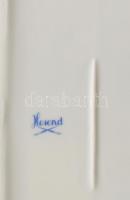 Herendi csipkebogyó mintás dobozka. Kézzel festett, jelzett, hibátlan. d: 17x9 cm