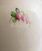 Herendi virágmintás váza . Kézzel festett, jelzett, hibátlan. M:19,5 cm