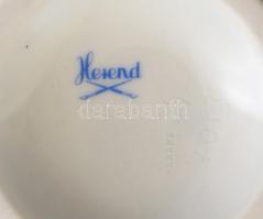 Herendi virágmintás váza . Kézzel festett, jelzett, hibátlan. M:19,5 cm