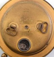Gübelin mechanikus asztali óra, 8 napos feles ütős szerkezettel, tisztításra szorul, jelen állapotba...