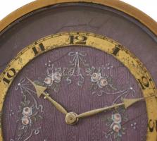 Gübelin mechanikus asztali óra, 8 napos feles ütős szerkezettel, tisztításra szorul, jelen állapotba...