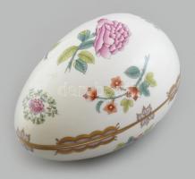Herendi Windsor mintás óriás, tojás bonbonier, kézzel festett, jelzett, hibátlan, 17x11x11