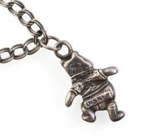 Ezüst (Ag) karlánc, 5 db figurával, jelzett . 7,16 g