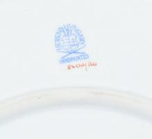 Herendi Rothschild (8400/RO) monumentális mintás áttört porcelán tál, kézzel festett, jelzett, hibát...