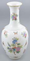Herendi Viktória mintás óriás padló váza, kézzel festett, jelzett, hibátlan, m: 49,5 cm