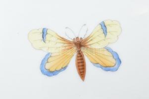 Herendi Viktória mintás óriás padló váza, kézzel festett, jelzett, hibátlan, m: 49,5 cm