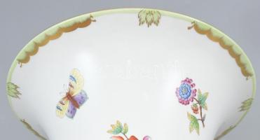 Herendi Viktória mintás óriás padló váza, kézzel festett, jelzett, hibátlan, m: 52 cm