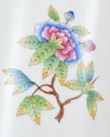 Herendi Viktória mintás óriás padló váza, kézzel festett, jelzett, hibátlan, m: 52 cm