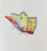 Herendi Viktória mintás óriás padló váza, kézzel festett, jelzett, hibátlan, m: 52 cm