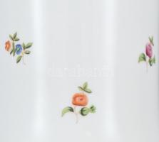 Herendi virágmintás váza, kézzel festett, jelzett, hibátlan, m: 36,5 cm