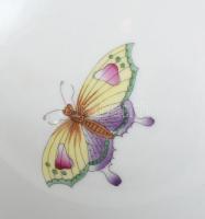 Herendi Viktória mintás óriás lámpatest, kézzel festett, jelzett, hibátlan, m: 39 cm