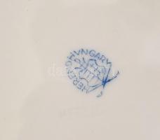 Herendi virágmintás barokkos váza, másik oldalán: Szegedi dóm , kézzel festett, jelzett, hibátlan, m...