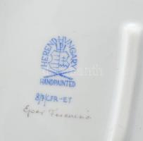 Herendi CFR Fruits / gyümölcs mintás leveses tál, kézzel festett porcelán, jelzett, hibátlan, 30x20x...