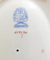 Herendi Rotschild mintás váza. Kézzel festett, jelzett, hibátlan, aranyozáson minimális kopás. m: 22...