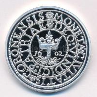 DN "A legértékesebb magyar érmék - Brassó város tallér replikája" ezüstözött Cu emlékérem,...