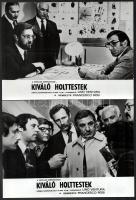 1976 ,,Kiváló holttestek" című olasz film jelenetei és szereplői (köztük Lino Ventura), 13 db v...