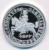 DN A legértékesebb magyar érmék - II. Ulászló ezüst guldiner replikája ezüstözött Cu emlékérem, COPY jelzéssel, tanúsítvánnyal (40mm) T:PP