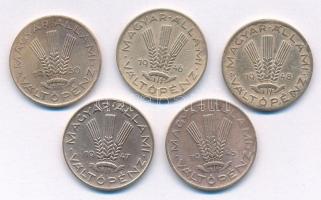 1946-1950. 20f Cu-Al (5db/4xklf) T:2,2- patina, karc 
Adamo F4