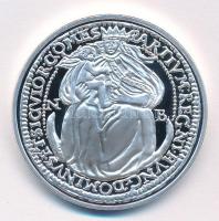 DN A legértékesebb magyar érmék - Bocskai István ezüst tallér replika ezüstözött Cu emlékérem, COPY jelzéssel, tanúsítvánnyal (40mm) T:PP