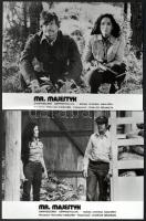 1974 ,,Mr. Majestyk - dinnyeszüret géppisztollyal című amerikai film jelenetei és szereplői (köztük Charles Bronson), 13 db vintage produkciós filmfotó, ezüst zselatinos fotópapíron, 18x24 cm