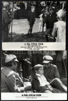 1968 ,,A Pál utcai fiúk" című magyar - amerikai film jelenetei és szereplői, 13 db vintage prod...