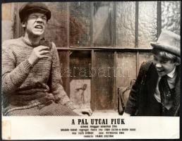 1968 ,,A Pál utcai fiúk" című magyar - amerikai film jelenetei és szereplői, 13 db vintage prod...
