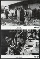 cca 1980 előtt ,,Utolsó lépés című szovjet film jelenetei és szereplői, 7 db vintage produkciós filmfotó, ezüst zselatinos fotópapíron, 18x24 cm