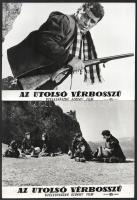 cca 1967 ,,Az utolsó vérbosszú" című szovjet film jelenetei és szereplői, 21 db vintage produkc...