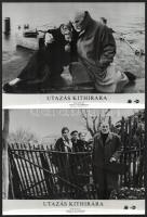 cca 1984 ,,Utazás Kithirára című görög film jelenetei és szereplői, 6 db vintage produkciós filmfotó, ezüst zselatinos fotópapíron, 18x24 cm