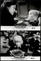 cca 1974 ,,Twist Oliver című angol film jelenetei és szereplői, 6 db vintage produkciós filmfotó, ezüst zselatinos fotópapíron, 18x24 cm