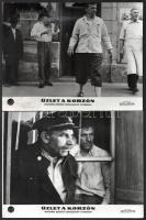 cca 1964 ,,Üzlet a korzón" című csehszlovák filmdráma jelenetei és szereplői, 25 db vintage pro...