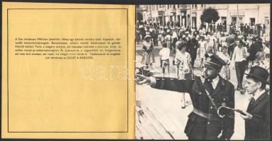 cca 1964 ,,Üzlet a korzón" című csehszlovák filmdráma jelenetei és szereplői, 25 db vintage pro...