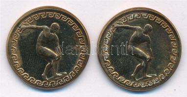 1995. "104. Nemzetközi Olimpiai Bizottsági Ülés Budapest" angol és francia nyelvű Br emlék...