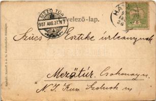 1907 Szurdok-szoros, Szurduki szoros, Pasul Surduc; út Rómániába. Kendoff A. és fia kiadása / road t...