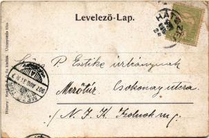 1907 Petrozsény, Petrosani; Boli barlang. Kendoff A. és fia kiadása / Pestera Bolii / Bolii cave, in...