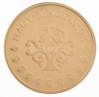 ifj. Szlávics László (1959-) 2011. "Nagy Magyarok / Bolyai János" aranyozott Cu emlékérem ...