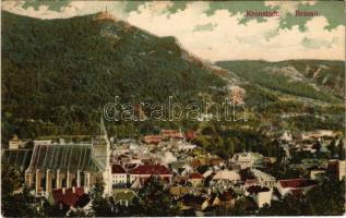 1909 Brassó, Kronstadt, Brasov; látkép, zsinagóga / general view, synagogue (EK)