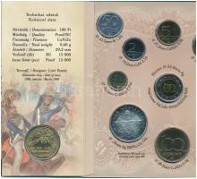 1998. 50f-200Ft (10xklf) forgalmi sor dísztokban + 1998. 100Ft alpakka "1848-1849. Szabadsághar...