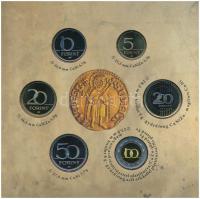 2012. 5Ft-200Ft (6xklf) elsőnapi veret, "Az első magyar aranyforint" forgalmi sor dísztokb...