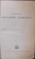 1954 Építőipari Művezetők Zsebkönyve (1.302 oldal)