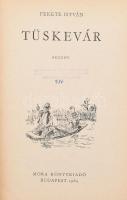 Fekete István: Tüskevár. Bp., 1959., Móra. Szecskó Tamás rajzaival. Kiadói félvászon-kötés, kissé kopott borítóval.