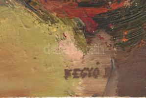 Fegyó Béla (1943-): Csendélet. Olaj, farost, jelzett, 35x45 cm