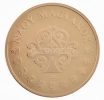 ifj. Szlávics László (1959-) 2011. "Nagy Magyarok / Jókai Mór" aranyozott Cu emlékérem tan...