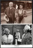 Páger Antal színész különböző filmekben, 5 db vintage produkciós filmfotó, ezüst zselatinos fotópapíron, filmcímek a hátoldalon, 18x24 cm és 20x30 cm között