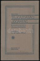 Széll László: Magyar tejgazdasági joganyag rendszeres feldolgozásban. Feldolgozta: Ifj. Dr. - -. Magyaróvár, 1937., Szerzői,(Magyaróvári-ny.), 80 p. Kiadói egészvászon-kötés, jó állapotban.