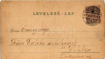 1901 Barlangliget, Höhlenhain, Tatranská Kotlina (Tátra, Magas Tátra, Vysoké Tatry); Kápolna, Barlan...