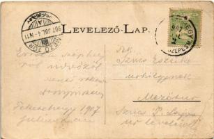 1907 Feketehegyfürdő, Feketehegy, Cernohorské kúpele (Merény, Vondrisel, Nálepkovo); látkép. Lomnitz...