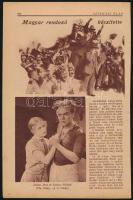 1927 Miskolci focicsapat, feliratozott vintage fotó, + hozzáadva egy újságcikket (Színházi Élet, 193...