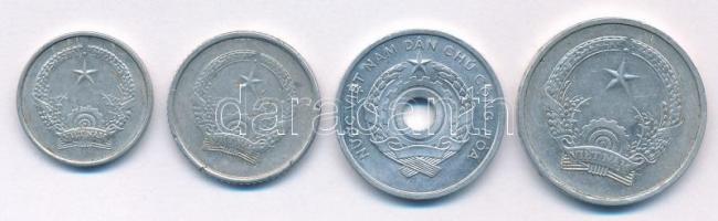 Észak-Vietnam 1958-1976. 5Xu - 1D (4xklf) T:2- patina, karc
North Vietnam 1958-1976. 5 Xu - 1 Dong ...